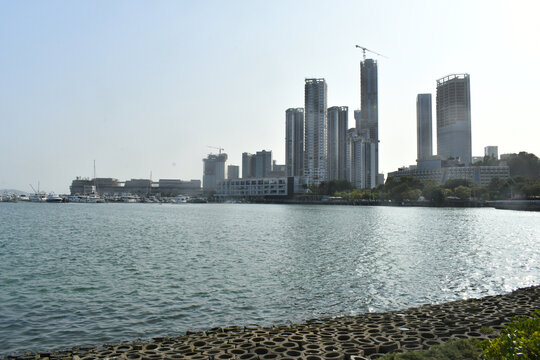 深圳海边办公楼景色