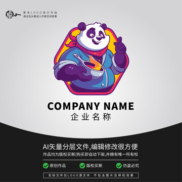 熊貓炒菜LOGO