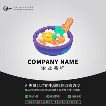 可爱蛋炒饭韩国拌饭LOGO