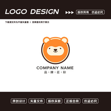 小熊logo标志