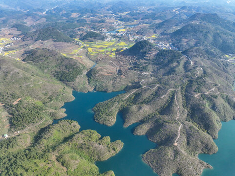 玉屏白岩河水库风光