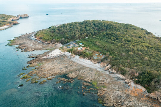 大连自然风光海洋风貌海岛航拍