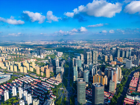 上海市世纪大道城市环境