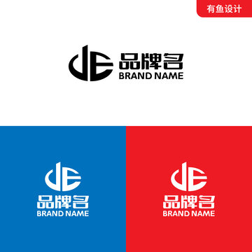 JE字母LOGO標志設計