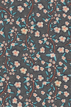 刺繡小碎花