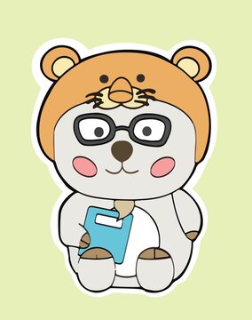 原創(chuàng)動物貼紙掛飾系列