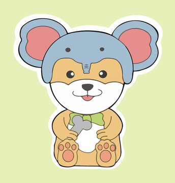 原創(chuàng)動物貼紙掛飾系列