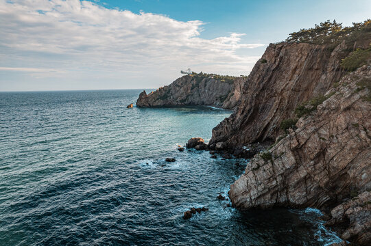 大连海滨海洋海景旅游无人机航拍