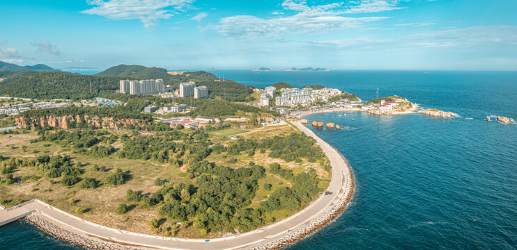 大连海滨海洋海景旅游无人机航拍