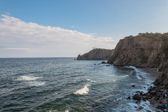 大连海滨海洋海景旅游无人机航拍