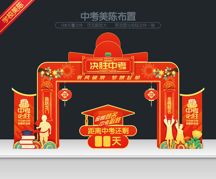 中考拱門門頭