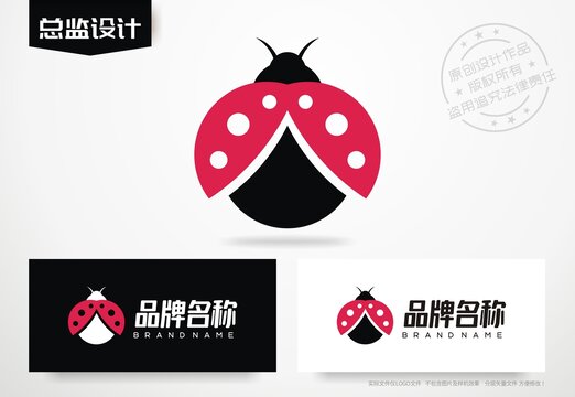 七星瓢虫logo瓢虫标志