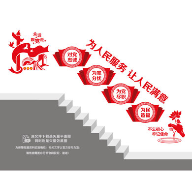便民服務樓梯墻
