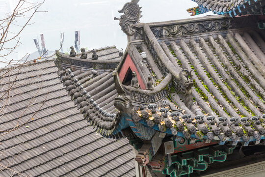 中国式飞檐斗拱