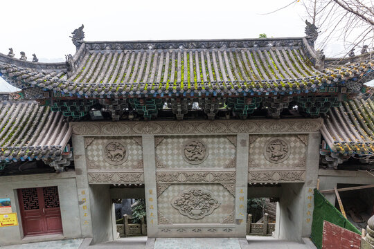 中式房屋屋脊