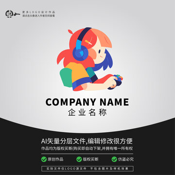 卡通电子产品LOGO