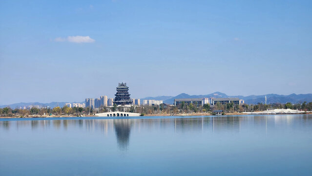 成都东安湖风景