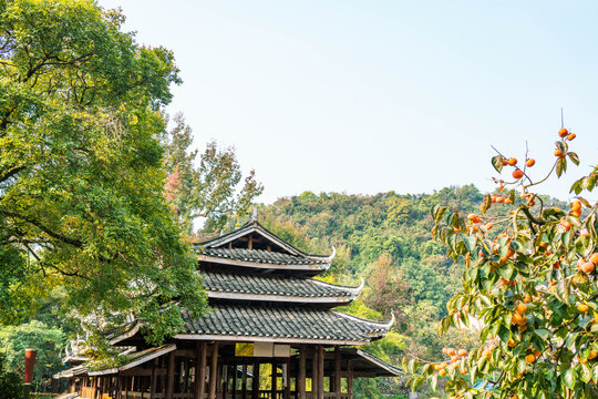 广西恭城旅游风雨廊桥