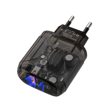 歐規(guī)透明充電頭充電器產(chǎn)品圖建模