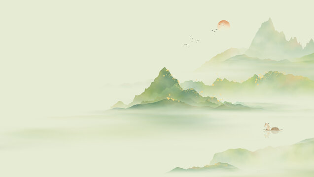 青綠山水