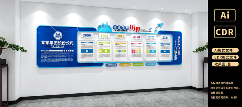 企業(yè)發(fā)展歷程文化墻公司文化墻