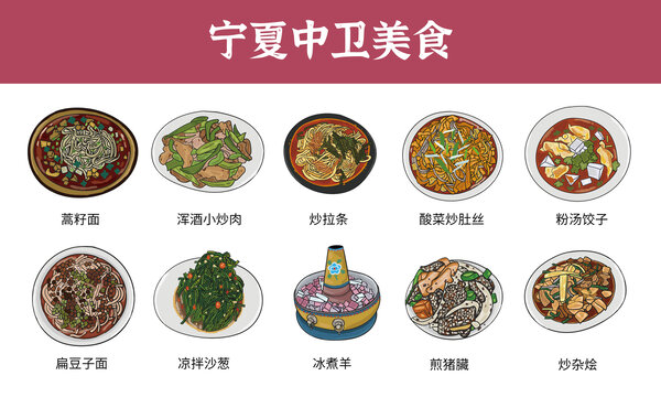 寧夏中衛(wèi)美食圖鑒
