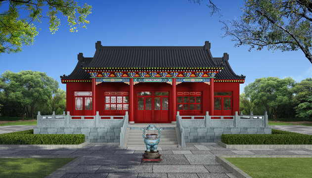 古建效果圖