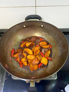 三杯杏鲍菇制作过程