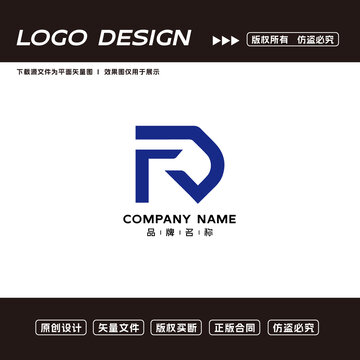 FR字母LOGO标志