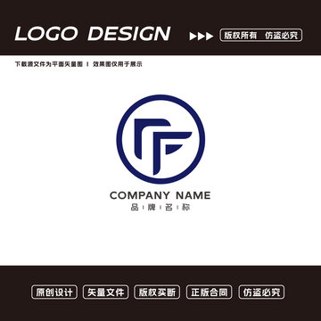 F字母logo标志