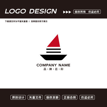 帆船logo標志