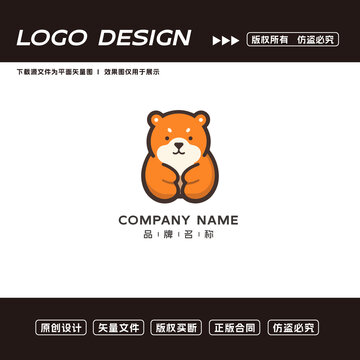 小熊logo标志