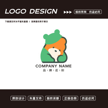 熊logo标志