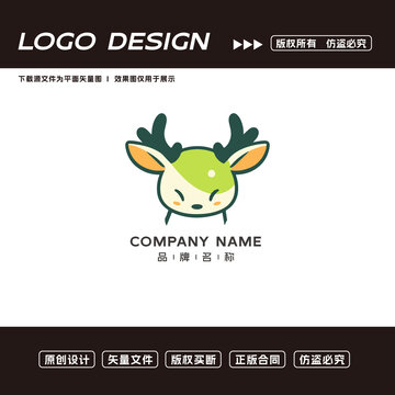 鹿logo标志