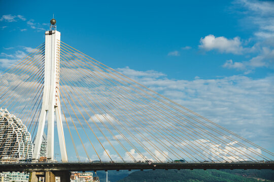 西双版纳景洪市的建筑和景观