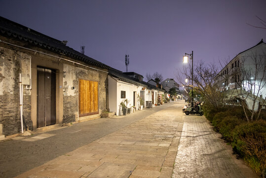 苏州平江路夜景