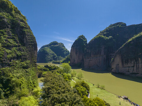 航拍龙虎山