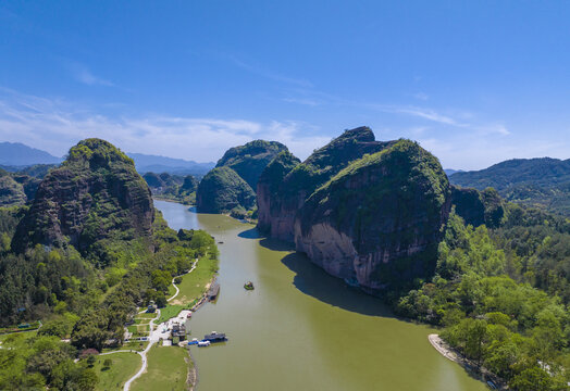 航拍龙虎山