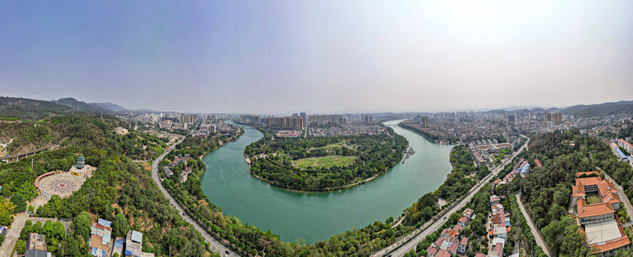 广西百色城市风光百色起义纪念园