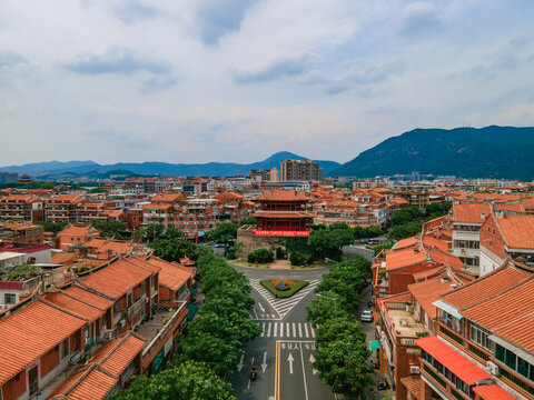 福建泉州朝天门古城门历史古建筑