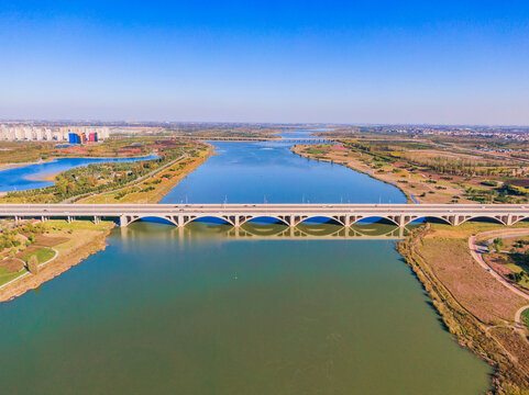 石家庄正定县滹沱河生态旅游景区