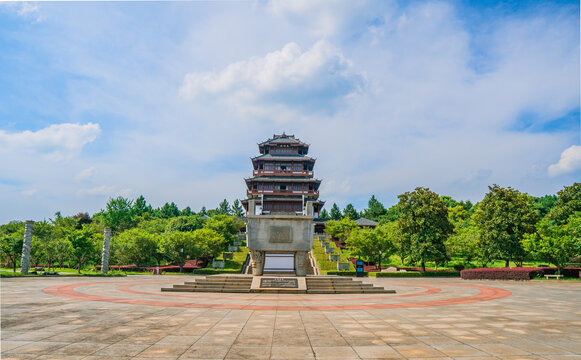 湖南长沙花明楼景区