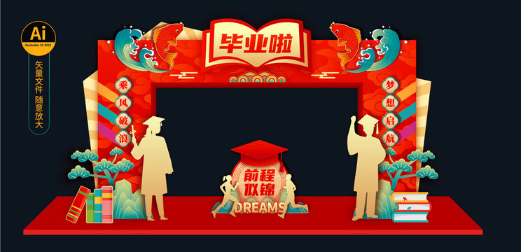 畢業(yè)門頭