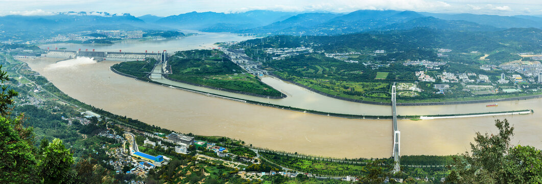 三峡工程高清全景图