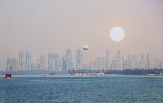 城市风景画