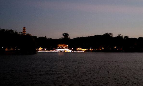 惠州西湖夜景