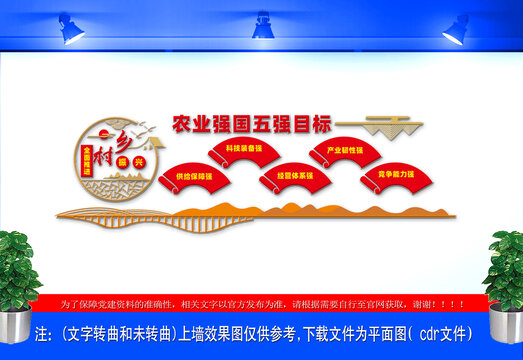 農(nóng)業(yè)強(qiáng)國(guó)文化墻