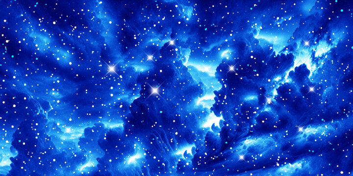 藍(lán)色星空背景