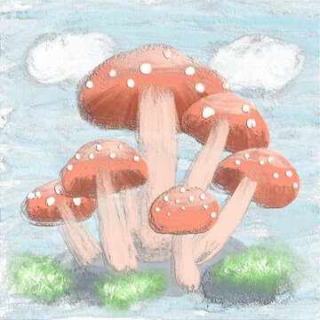 可爱蘑菇