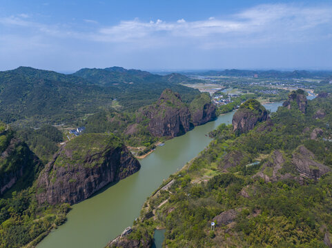 航拍龙虎山